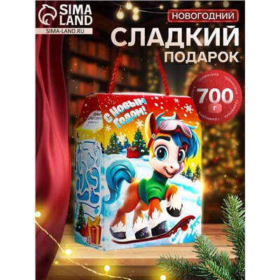 Сладкий новогодний подарок «Марк и Няша», детский, 700 г