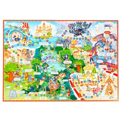 Игра-ходилка в коробке с карточками. Любимые сказки