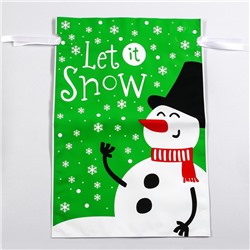 Пакет подарочный новогодний с завязками, «Бенгальские огни», 29×43 см