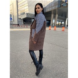 Весенние Стеганые Пальто.