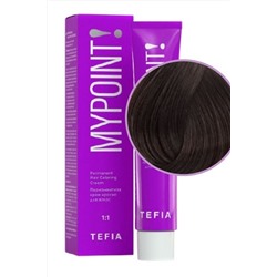 TEFIA Mypoint 5.8 Гель-краска для волос тон в тон / Светлый брюнет коричневый, безаммиачная, 60 мл KRISTALLER, 1136679