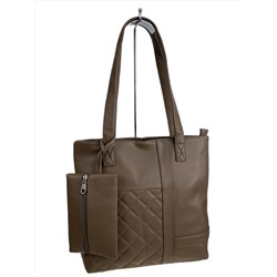 Женская сумка из искусственной кожи, цвет хаки