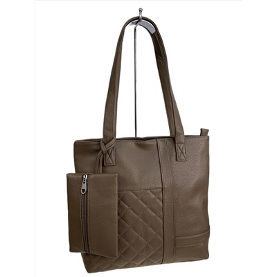 Женская сумка из искусственной кожи, цвет хаки