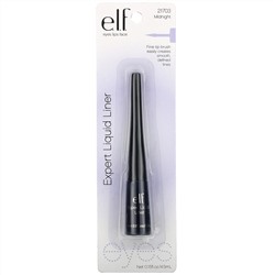 E.L.F., Expert Liquid Liner, Midnight, 0.15 fl oz (4.5 ml)