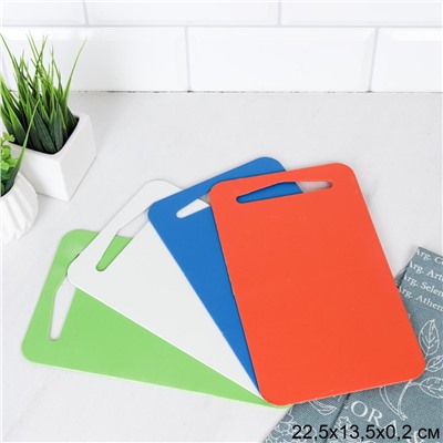 Доска разделочная 22.5x13.5х0.2 см / T-687 /уп 200/