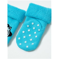 Теплые CONTE-KIDS SOF-TIKI Махровые носки с отворотом и антискользящей стопой