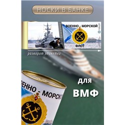 Носки мужские в банке GL1720 Военно-морской флот