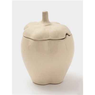 Горшок для запекания Борисовская керамика «Перец», 800 мл, бежевый