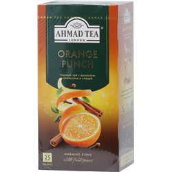 AHMAD TEA. Flavoured Collection. Orange Punch карт.упаковка, 25 пак.