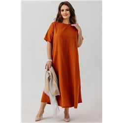 Платье  8808-6/01/Терракотовый