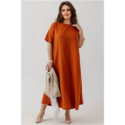 Платье  8808-6/01/Терракотовый