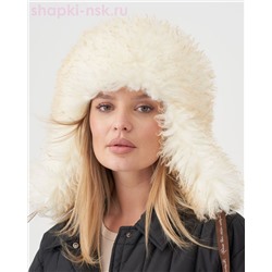 Лама экомех лама Ушанка женская флис