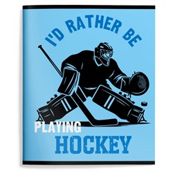 Тетрадь  48л клетка "ХОККЕЙНЫЙ ВЫПАД" ВД-лак ТОК48-ХВ SchoolФормат