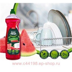 MASTER FRESH Гель для посуды 750мл АРБУЗ формула TURBO, пуш-пул 1713