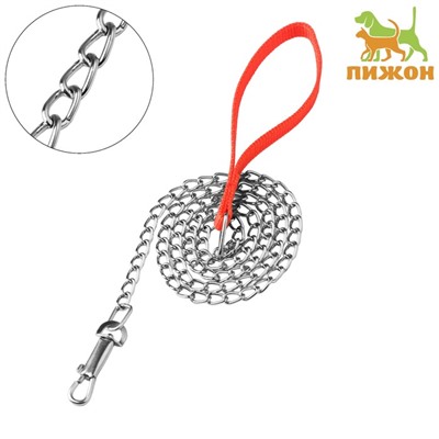 Поводок металлический, 120 см × 2 мм