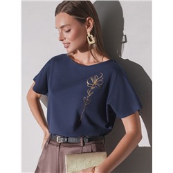 VILATTE Футболка D49.133