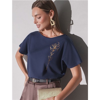 VILATTE Футболка D49.133