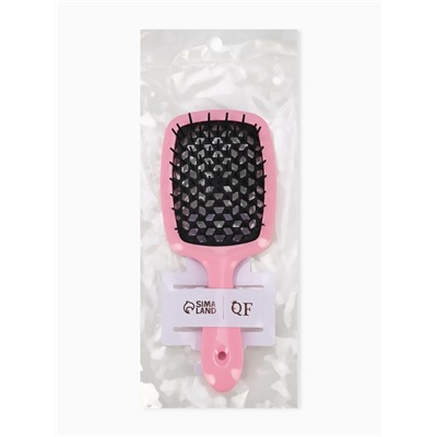 Расчёска массажная, широкая, продуваемая, 8.4×20.5(±1) см, МИКС