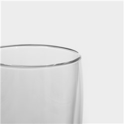Стакан с двойными стенками Magistro «Поль», 470 мл, стекло, прозрачный