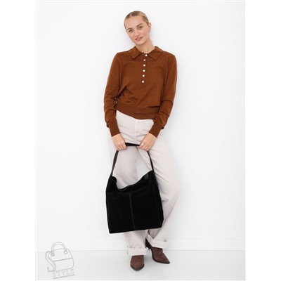 Сумка женская кожаная 990179NN black  Natale Navetta