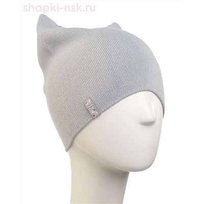 S 710 Шапка с ушками (56-58)
