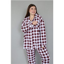 Пижама с брюками с рубашкой и штанами НАТАЛИ, 1209265