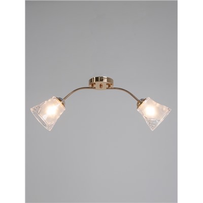 Люстра 12276/2FGD, 2×40 Вт, E27, 60×18×23 см, золото