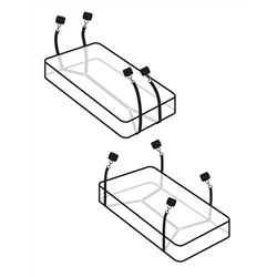 Фиксаторы для кровати Wraparound Mattress Restraints