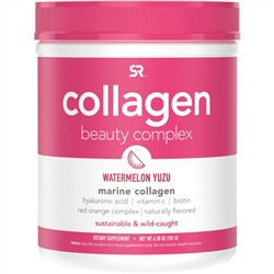 Sports Research, комплекс Collagen Beauty, морской коллаген, арбуз и юзу, 181 г (6,38 унций)