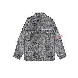 Куртка текстильная джинсовая для девочек