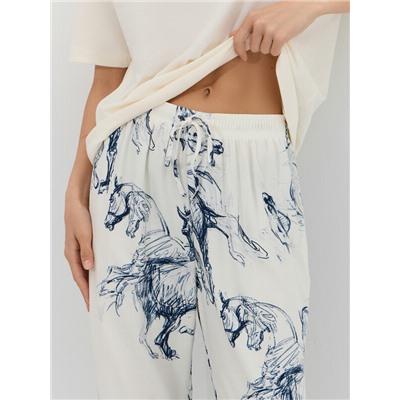 КОМПЛЕКТ ЖЕНСКИЙ (ФУТБОЛКА, БРИДЖИ) 592541