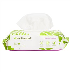 Earth Rated, салфетки для собак, с запахом лаванды, 100 шт.