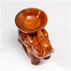 Аромалампа для эфирных масел «Слон», 10×13.5×7 см, МИКС