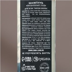 Подарочный набор новогодний «Сильному духом»: гель для душа и шампунь для волос, 2×100 мл, Чистое счастье