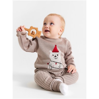 Костюм детский вязаный «Крошка Я. Зимний мишка», рост 92-98 см