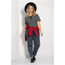 Блуза Асти (черная) Б12628-20