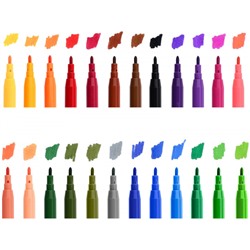 Фломастеры 24цв ФКМ24 Каляка-Маляка