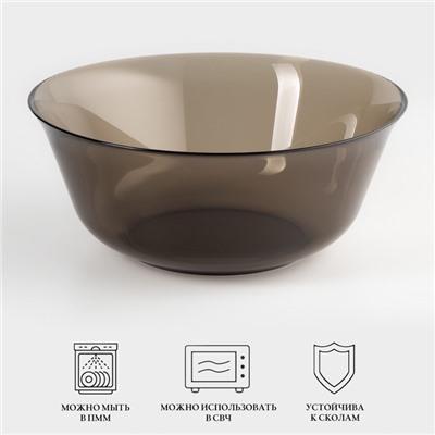 Столовый сервиз Luminarc «Амбьянте», 19 предметов, стекло, коричневый