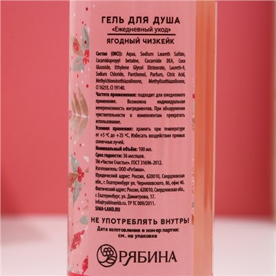 Подарочный набор новогодний «Чудес»: гель для душа 100 мл и бомбочка для ванны 40 г, Чистое счастье