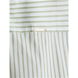 Блузка прилегающего силуэта из хлопка