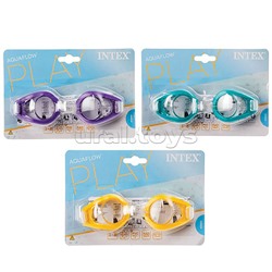 Очки для плавания Play, от 3-8 лет, цвета микс, 55602 INTEX