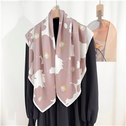 Платок на голову и шею весенний, мультицвет