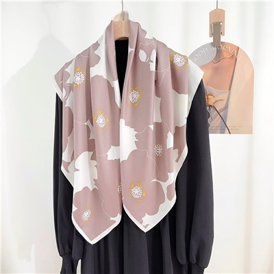 Платок на голову и шею весенний, мультицвет