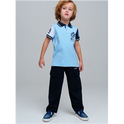 Джемпер трикотажный с воротником поло для мальчиков