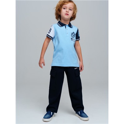 Джемпер трикотажный с воротником поло для мальчиков