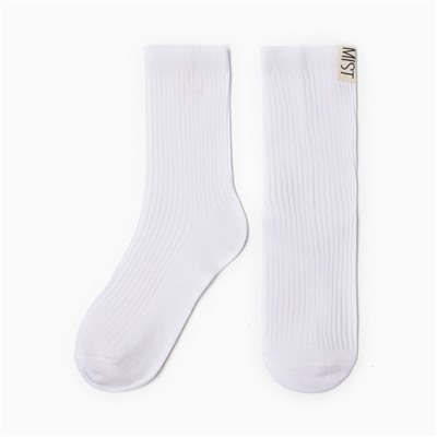 Носки женские MIST Base, размер 36-39 (23-25 см), белые