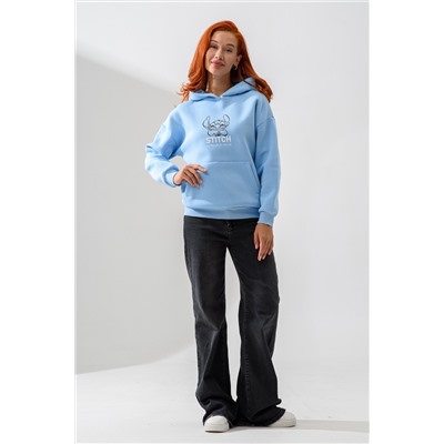 8565 толстовка женская оверсайз