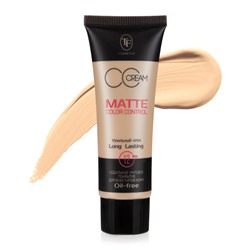 Триумф tf Крем тональный матирующий Matte color control 901 розово-бежевый 05720