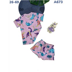 Костюм A673 розовый