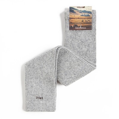 Гетры женские из монгольской шерсти, цвет серый